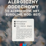 Pakiet alergiczny oddechowy - 21 alergenów, met. EUROLINE, KOD: 807